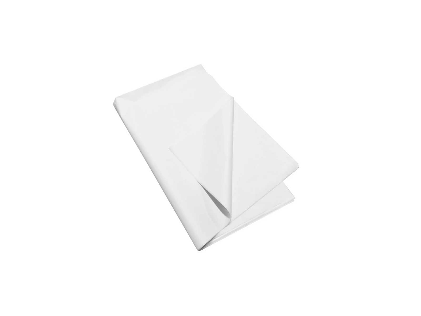 Papel de seda blanco 52x76 cm. resma de 500 pliegos